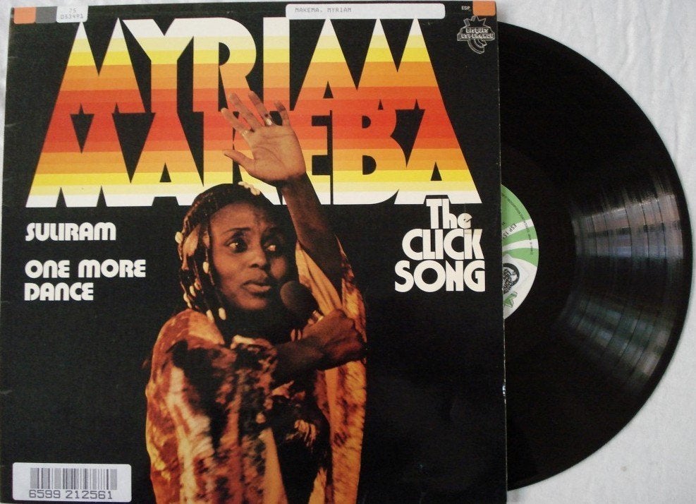 Myriam Makeba - The click song, Ophalen of Verzenden, Gebruikt, 12 inch, LP