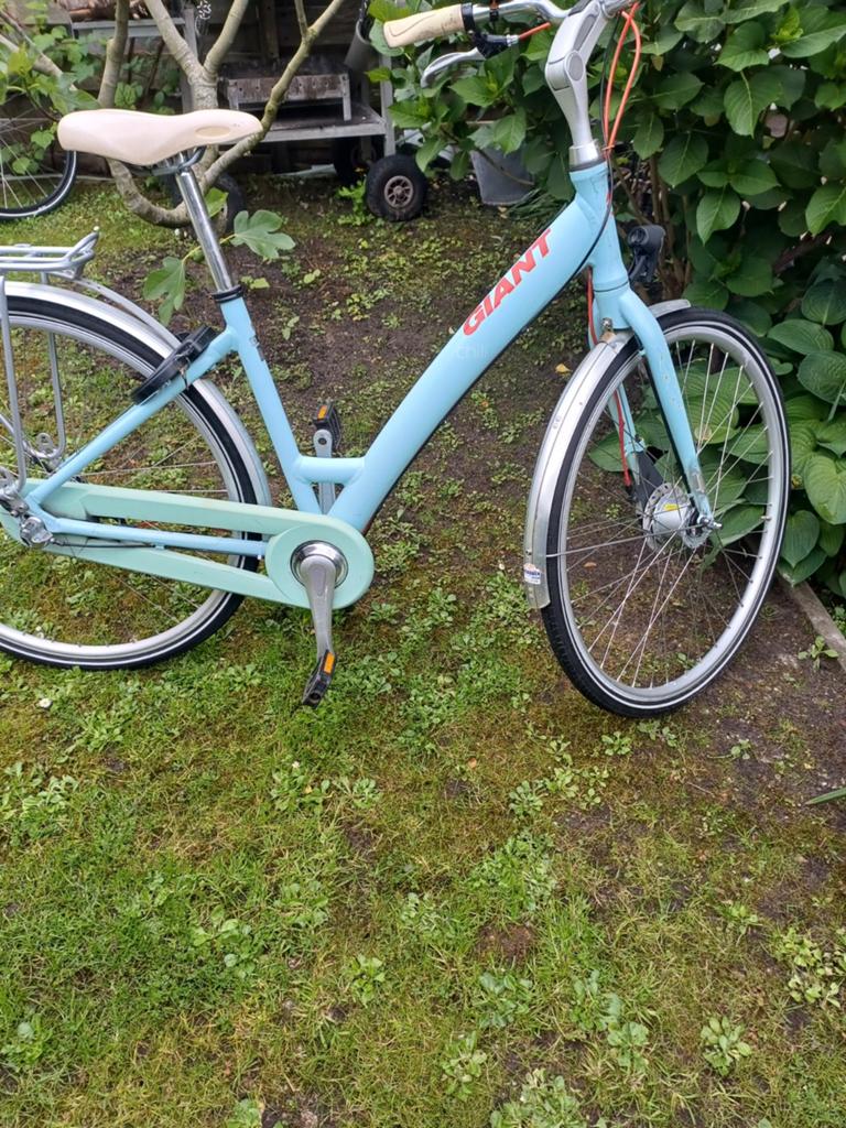 Giant damesfiets, Fietsen en Brommers, Fietsen | Dames | Damesfietsen, Gebruikt, Versnellingen, Minder dan 47 cm, Giant