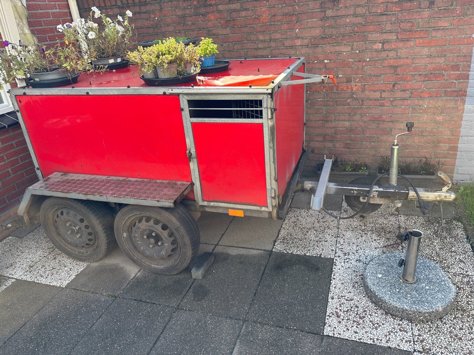 Honden kar, Ophalen, Gebruikt
