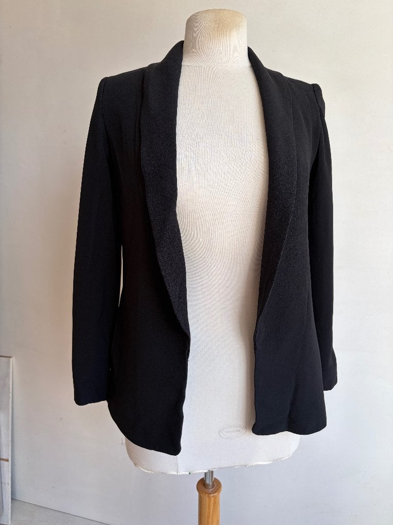 sezane blazer maat 34 zwart, Verzenden, Zwart, Jasje, Maat 34 (XS) of kleiner