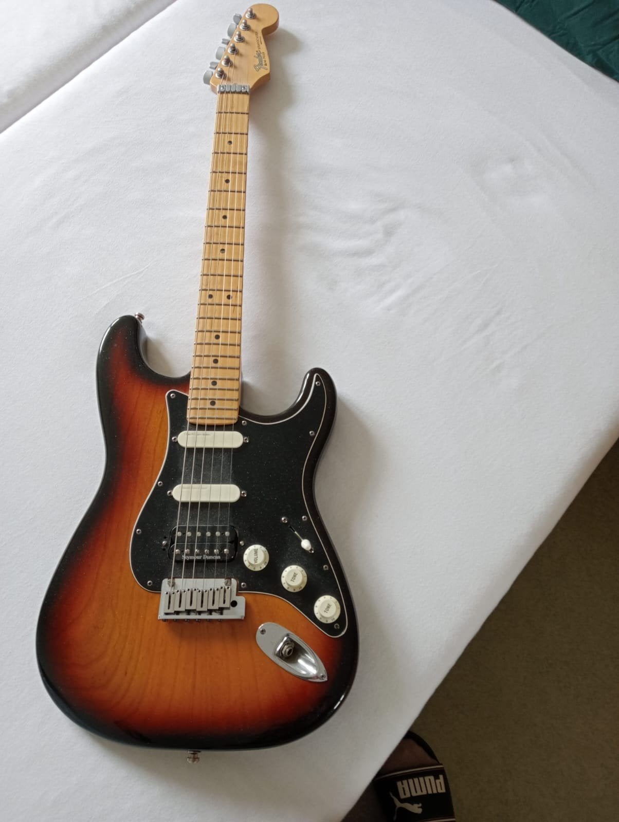 Fender Stratocaster Plus de Luxe., Muziek en Instrumenten, Snaarinstrumenten | Gitaren | Elektrisch, Zo goed als nieuw, Solid body