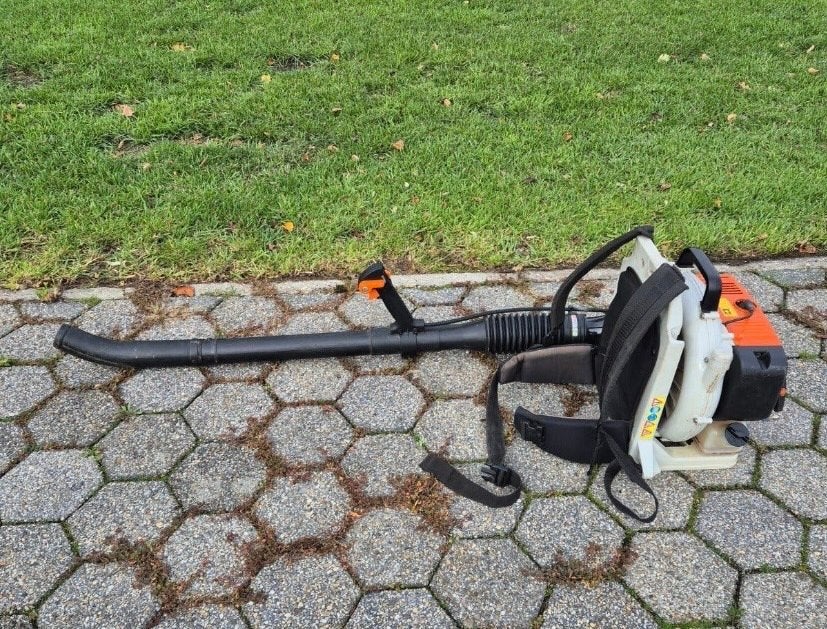 Stihl BR 380 Bladblazer - Krachtig en Betrouwbaar, Ophalen of Verzenden, Gebruikt, Benzine, Ruggedragen