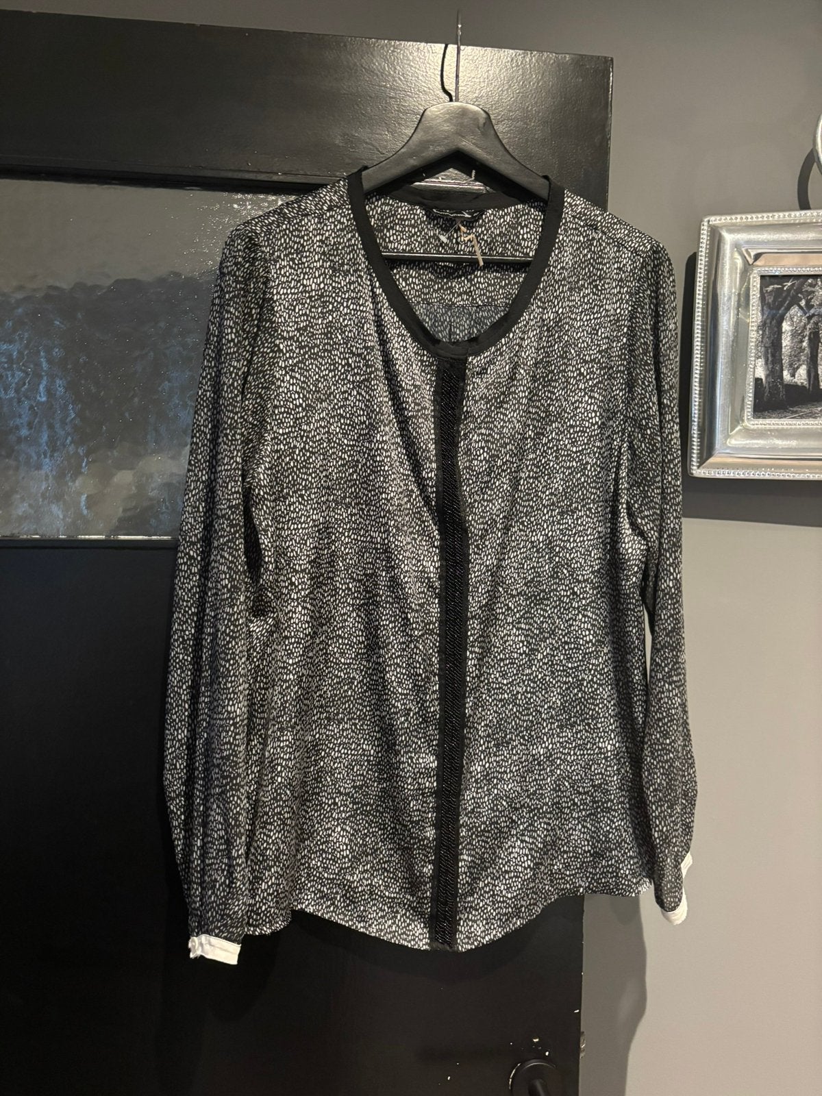 Summum blouse maat 40, Kleding | Dames, Ophalen of Verzenden, Zo goed als nieuw, Maat 38/40 (M), Zwart