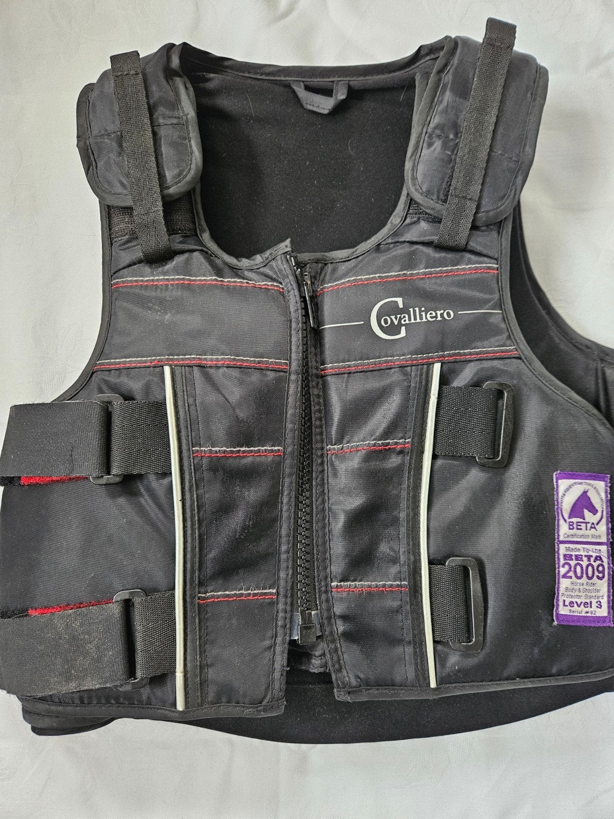 Covalliero Beta 2 zwarte bodyprotector, Ophalen of Verzenden, Zo goed als nieuw