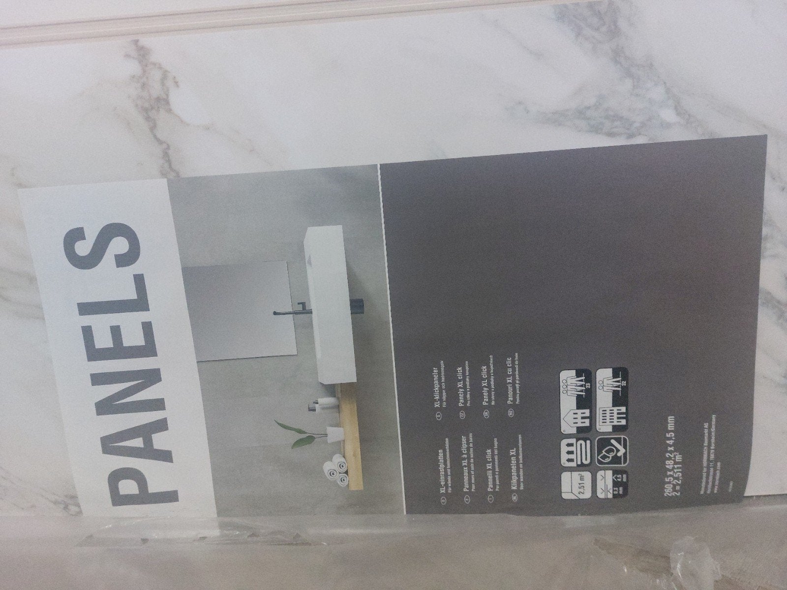 Nieuwe wandpanelen - diverse materialen 2stuks, Ophalen of Verzenden