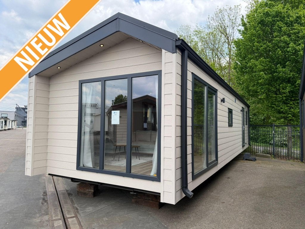 Overson Arden Chalet 12 x 4 m Elektrisch Winterhard, Niet ingevuld, Niet ingevuld, Niet ingevuld