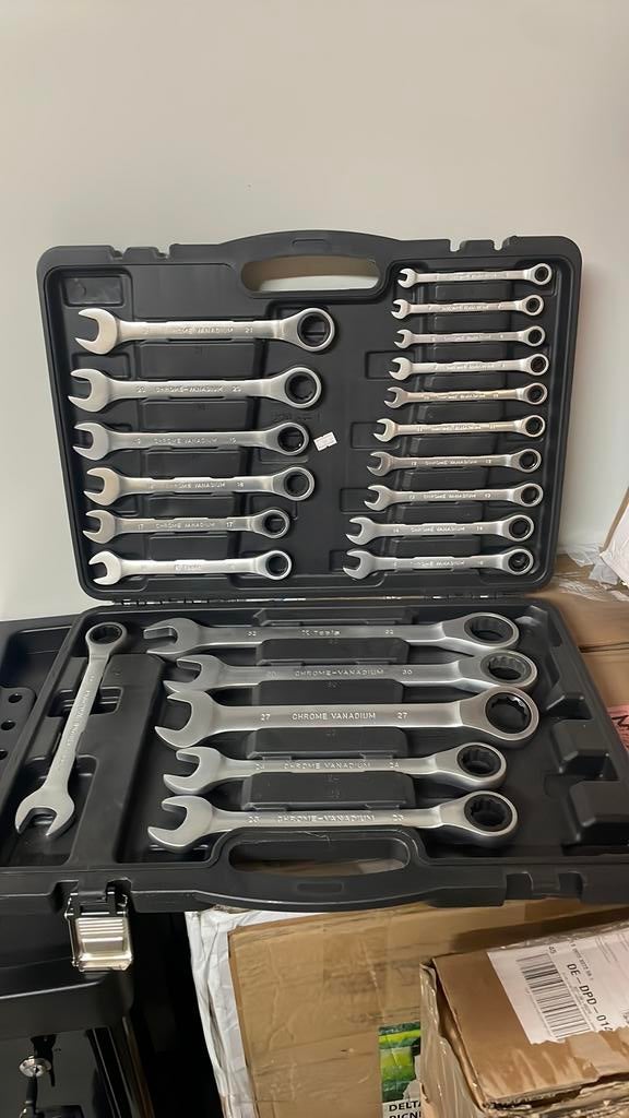 Steek ring-ratel set nieuw, Doe-het-zelf en Verbouw, Gereedschap | Handgereedschap, Ophalen, Nieuw