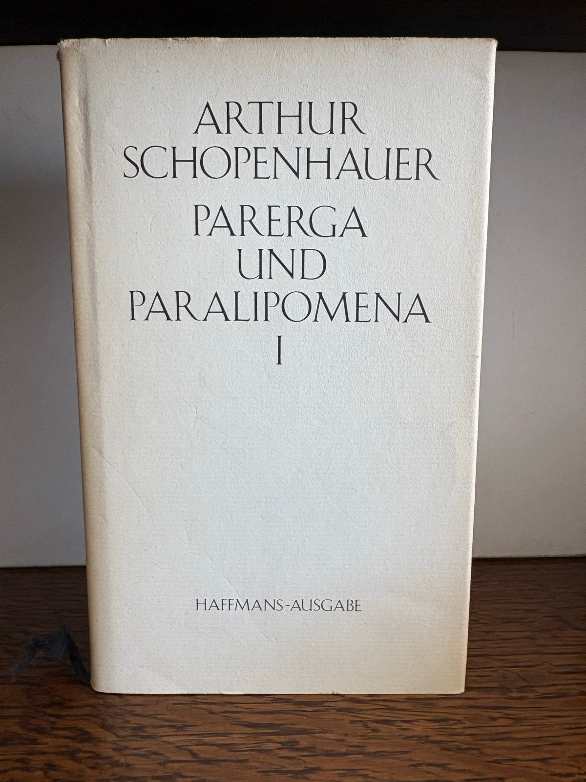 Arthur Schopenhauer - Parerga und Paralipomena I, Ophalen of Verzenden, Gelezen, Wijsbegeerte of Ethiek