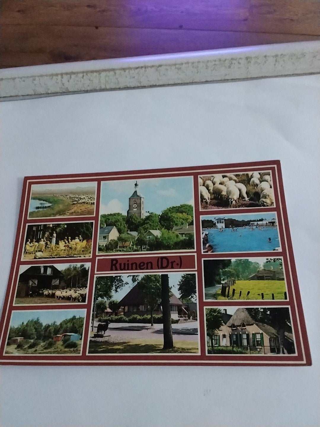 Ansichtkaart Ruinen (Dr.) - Diverse gezichten 1986, Ophalen of Verzenden