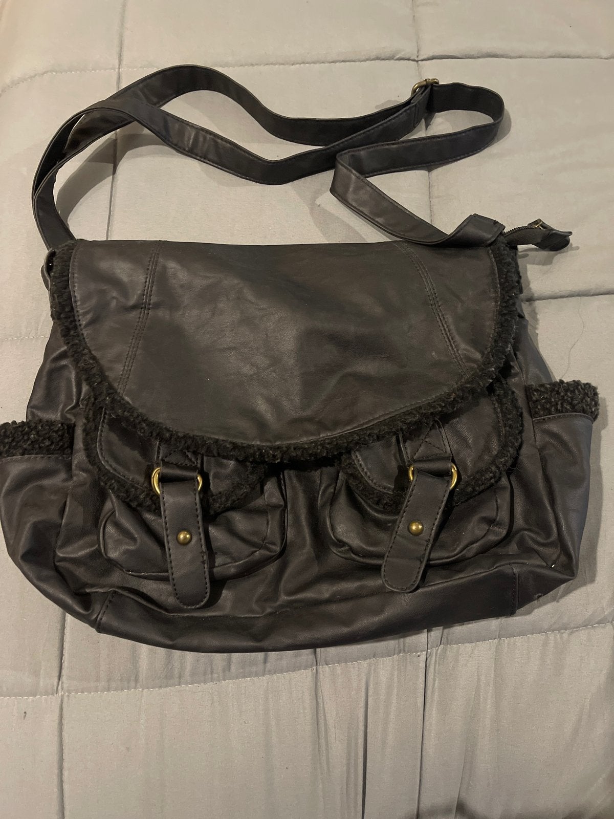 NIEUW Zwarte Crossbody Messenger Bag schoudertas Veel Vakken, Sieraden, Tassen en Uiterlijk, Tassen | Damestassen, Ophalen of Verzenden