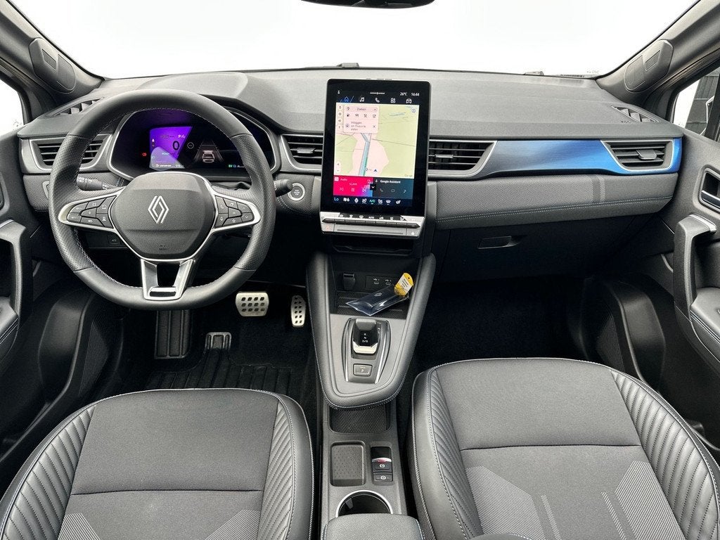 Renault Symbioz 1.6 E-Tech full hybrid 145 esprit Alpine ADA, Gebruikt, Zwart, 4 cilinders, Leder en Stof
