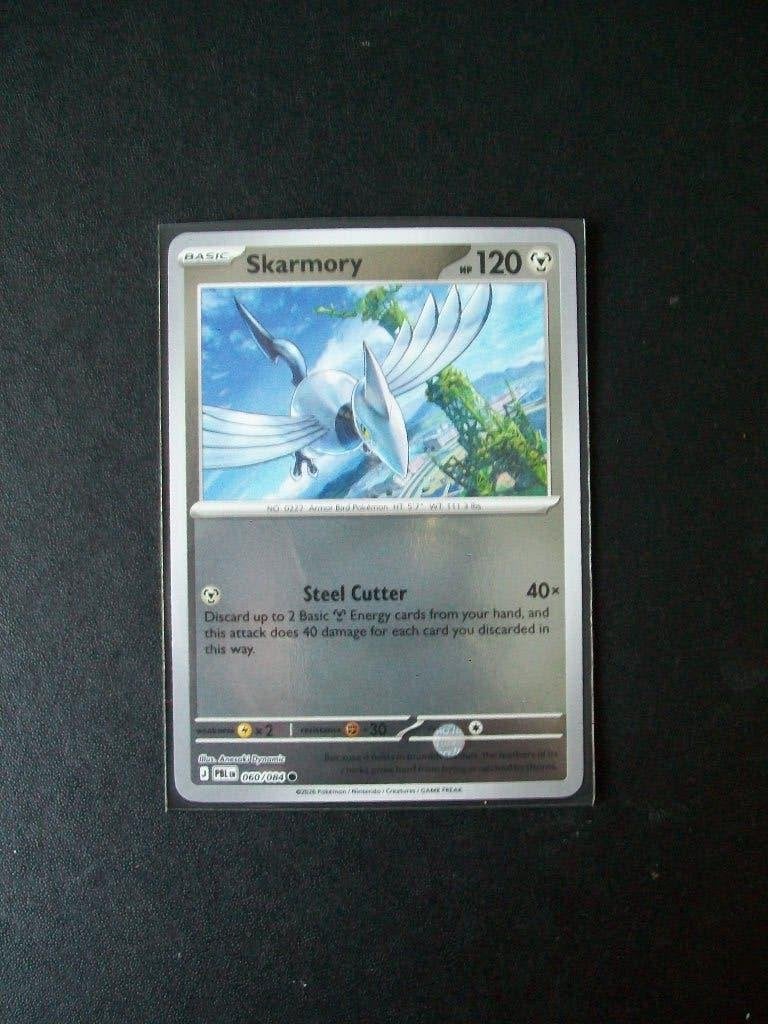 4614: Nieuwe Pokemon Kaart Holofoil SKARMONY HP120 (060/084), Verzenden, Nieuw, Losse kaart, Foil