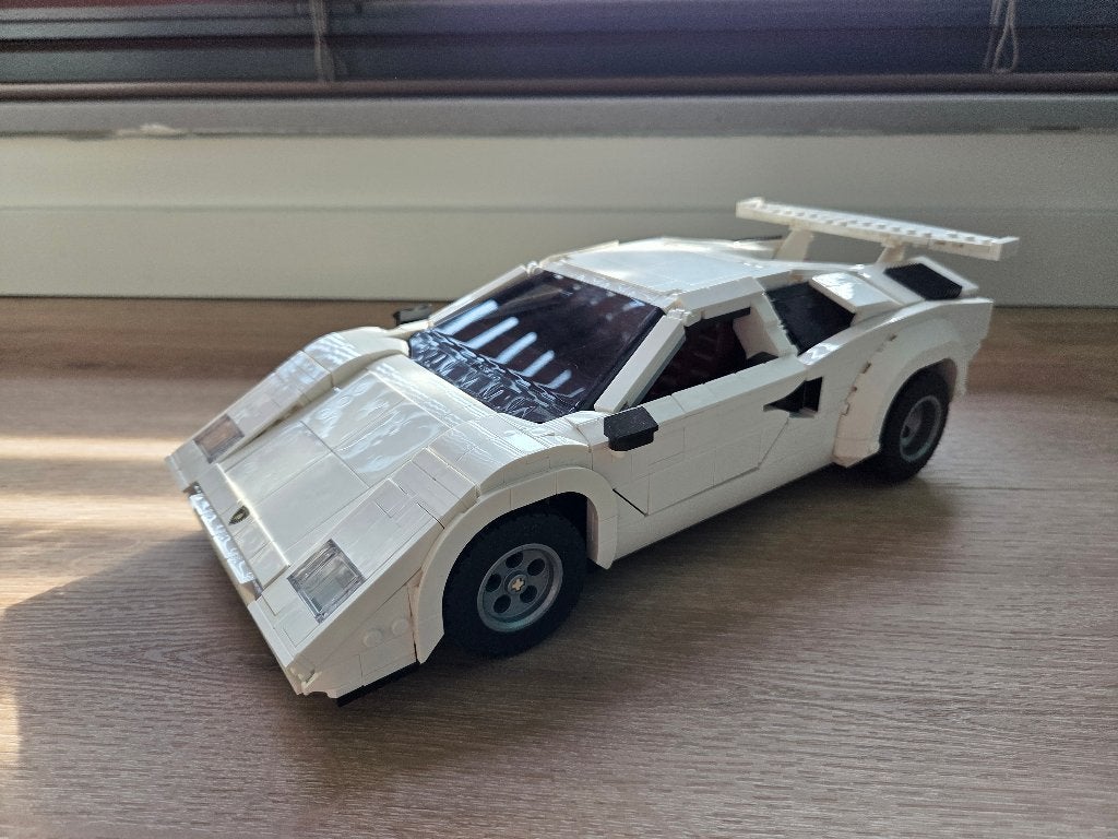 LEGO 10337 - Lamborghini Countach - gelijmd, Ophalen, Zo goed als nieuw