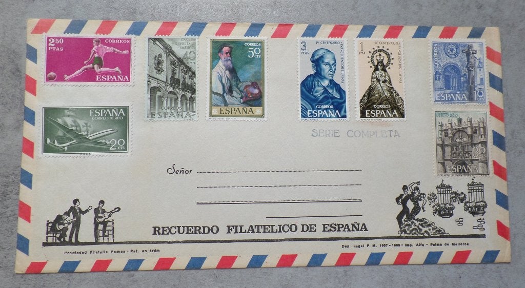 Eerste dag enveloppen Spanje, Postzegels en Munten, Postzegels | Eerstedagenveloppen, Ophalen of Verzenden, Onbeschreven, Europa