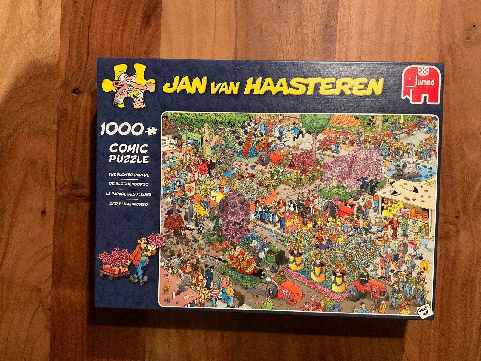 JVH Puzzel Bloemencorso, Ophalen of Verzenden, 500 t/m 1500 stukjes, Zo goed als nieuw, Legpuzzel
