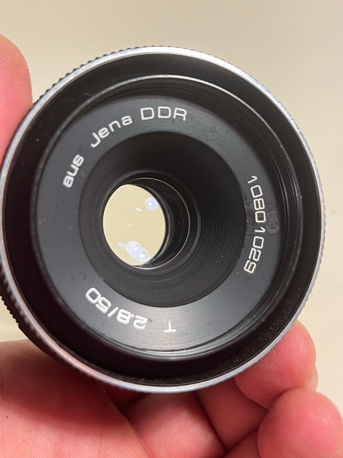 Carl Zeiss Jena DDR 2.8/50 lens, Gebruikt, Ophalen of Verzenden, Overige vattingen, Handmatige focus