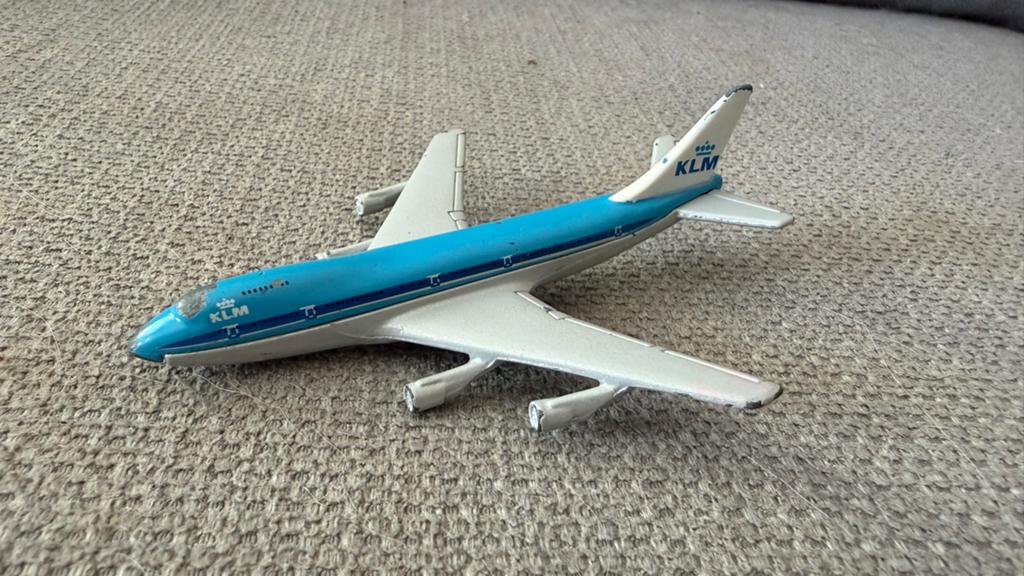 Vintage Matchbox KLM Vliegtuig Schaalmodel, Ophalen of Verzenden, Gebruikt, Schaalmodel