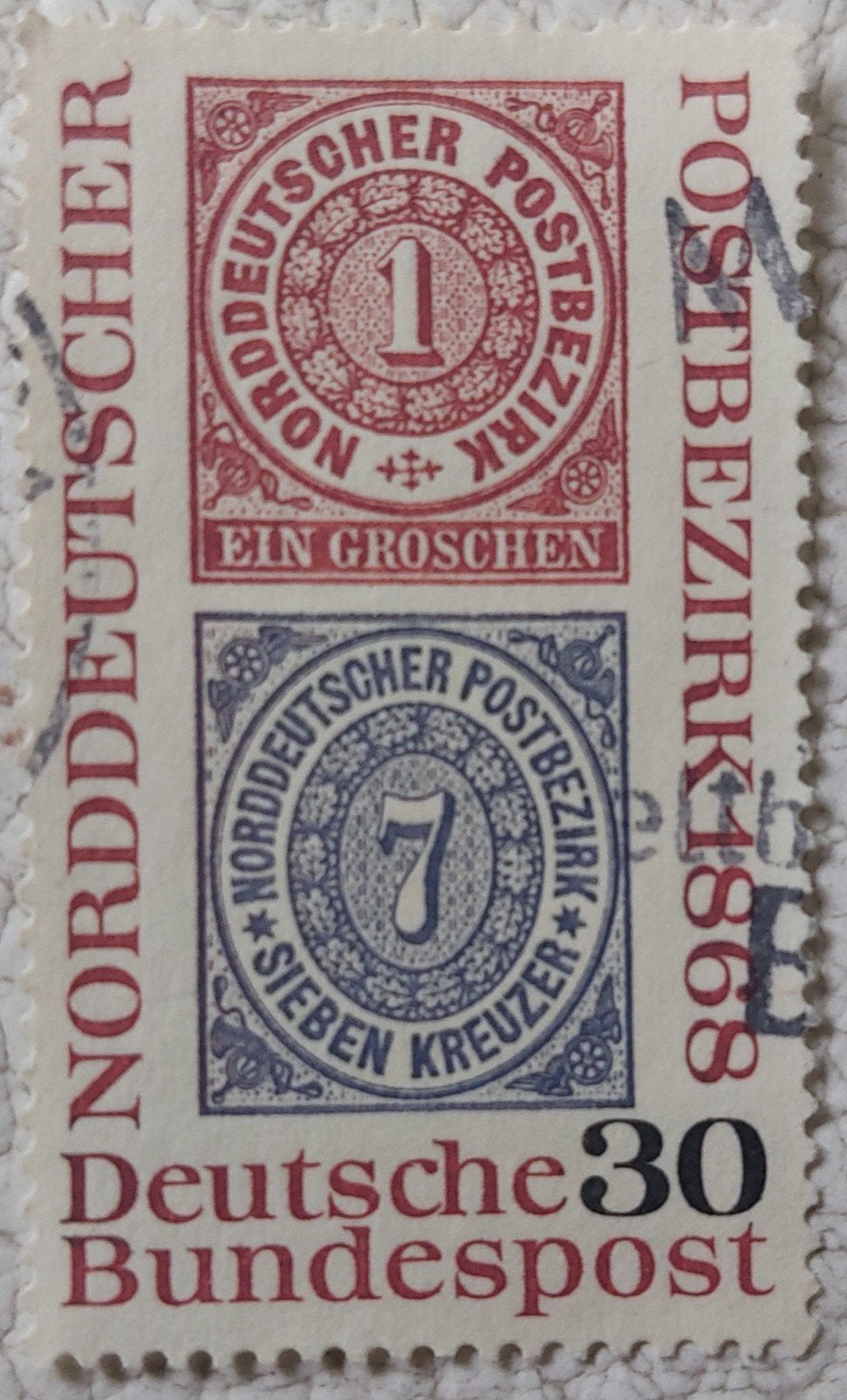 Duitse Postzegel: Noordduitse Postbezirk 1868, Ophalen of Verzenden