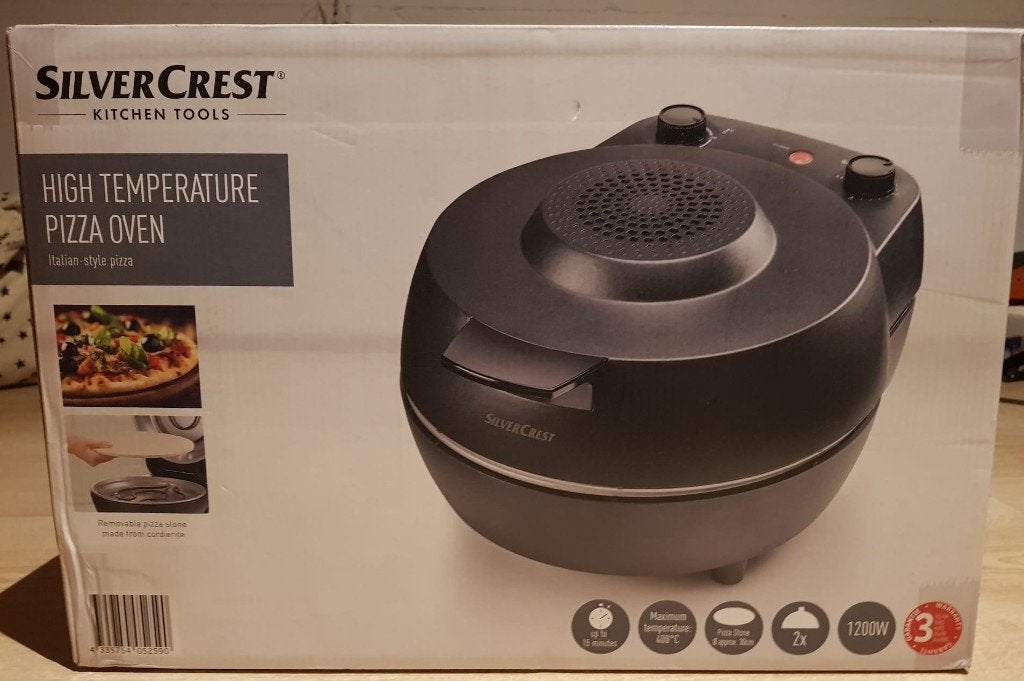 Pizza Oven tot 400C–Pizza, Lahmacun & Turkse Pizza – Nieuw, Overige typen, Nieuw, Ophalen of Verzenden, Zwart