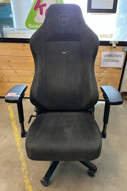 Noblechairs HERO Gaming Stoel Stoffen Bureaustoel, Ophalen, Ergonomisch, Gebruikt, Zwart