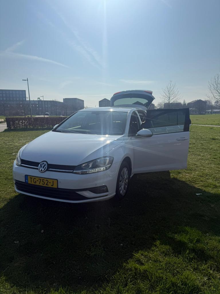 Volkswagen Golf 7.5 | 1.0 TSI 85KW Hatchback 2018 Wit, Auto's, Volkswagen, Particulier, Golf, ABS, Adaptieve lichten, Adaptive Cruise Control