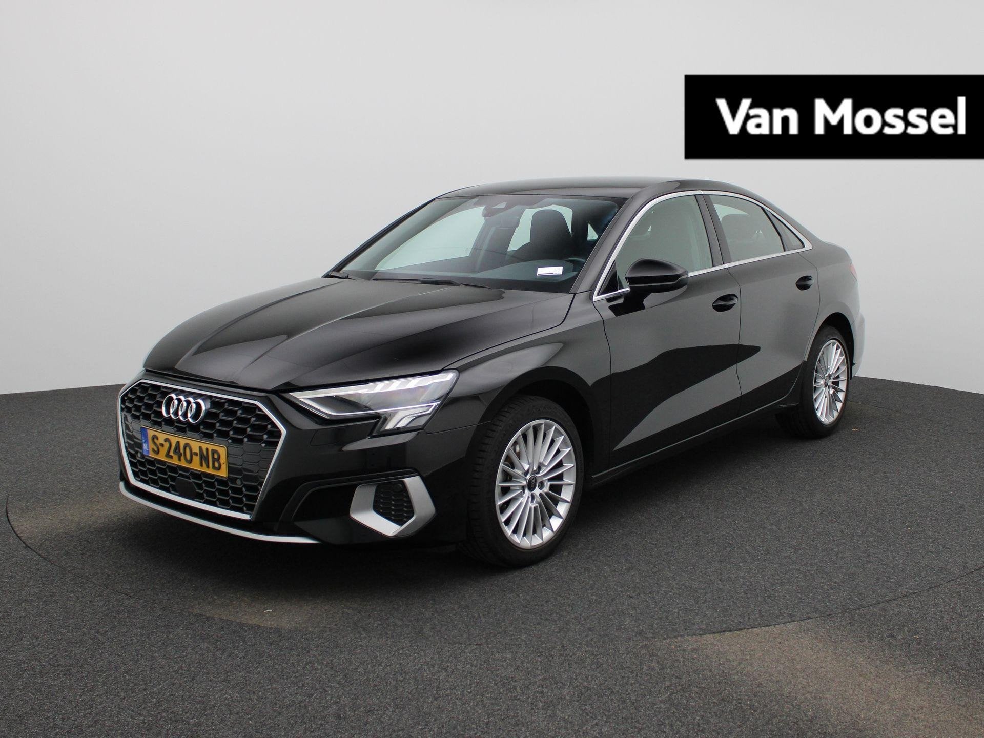 Audi A3 Limousine 30 TFSI Advanced edition 110 PK | Automaat, Auto's, 12 maanden, Stof, Gebruikt, Zwart