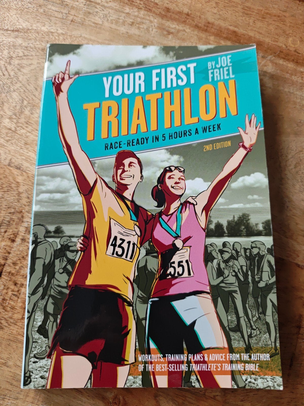 Your First Triathlon - Joe Friel (2e editie), Boeken, Ophalen of Verzenden, Zo goed als nieuw, Joe Friel, Lopen en Fietsen