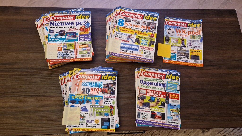 Computer Idee tijdschriften – 61 nummers uit 2012 t/m 2016, Boeken, Ophalen of Verzenden, Gelezen