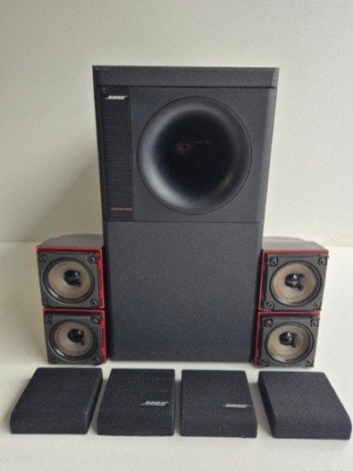 Bose acoustimass 5 series II Black, redline edition., Audio, Tv en Foto, Ophalen of Verzenden, 70 watt of meer, Overige merken