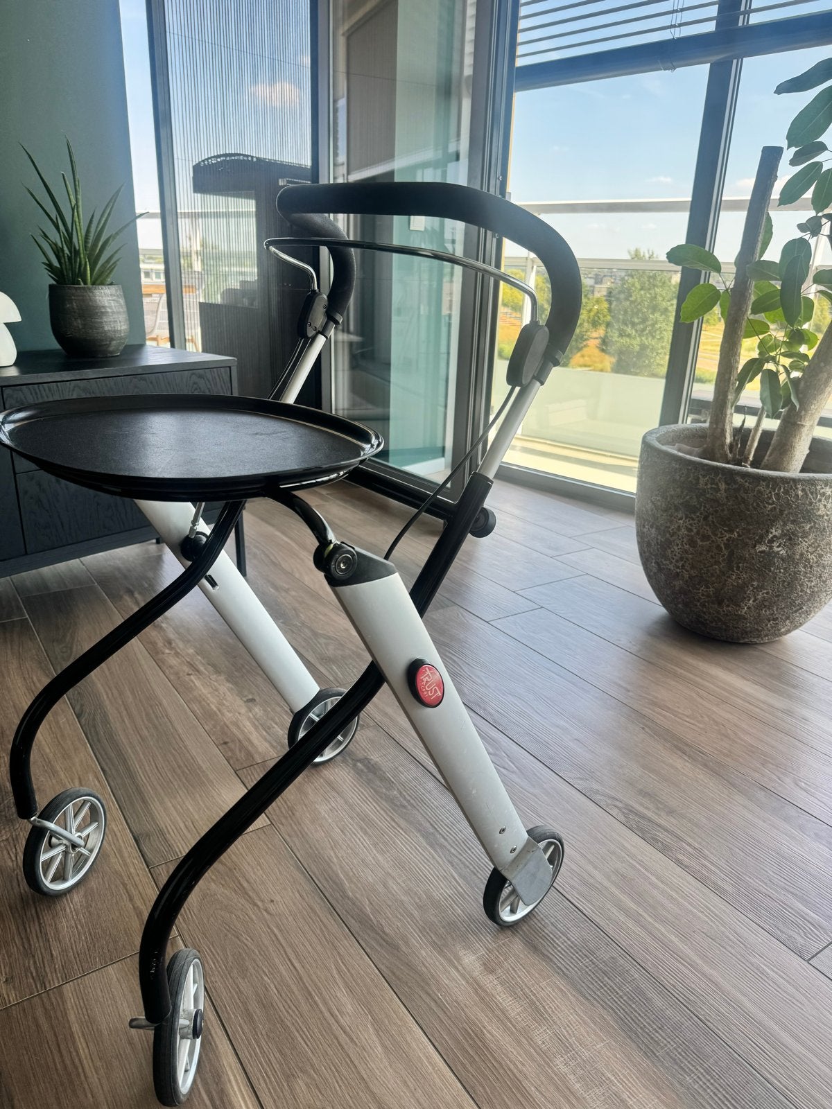 Trust Care rollator met dienblad – zeer nette staat, Diversen, Ophalen, Lichtgewicht