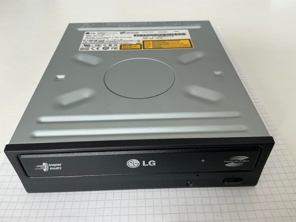 LG BSA-H24N  IDE DVD rewriter (getest) zwart., Intern, Gebruikt, LG, Ophalen of Verzenden