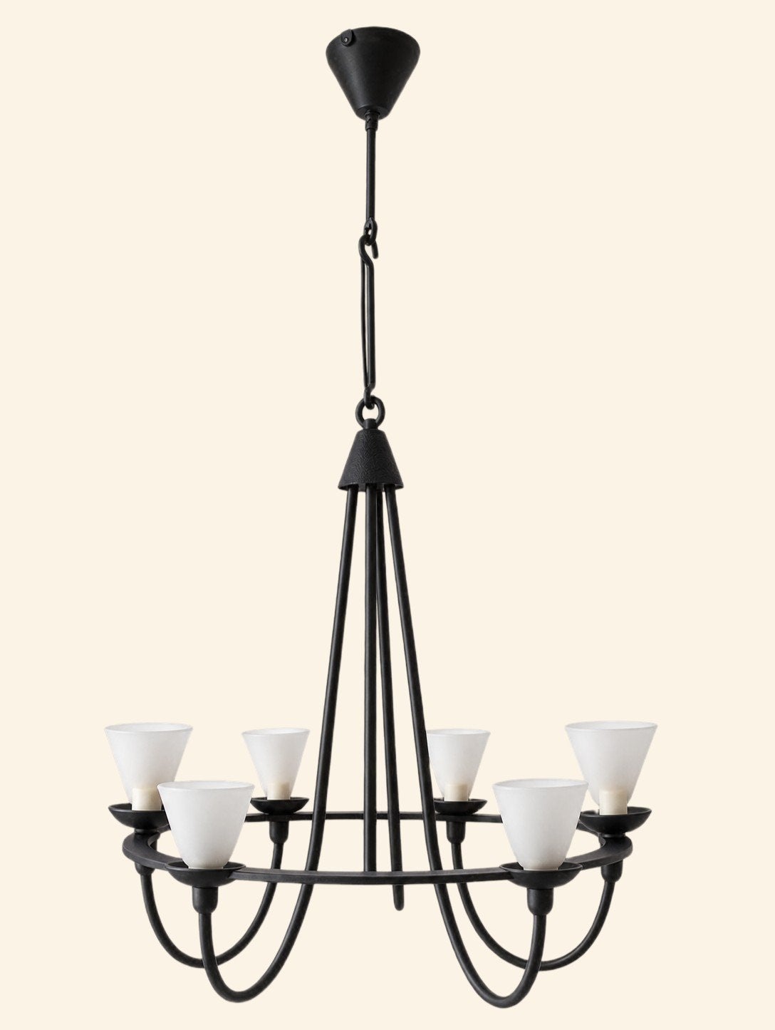 Ikea Lerdal kroonluchter hanglamp salon eetkamer, Gebruikt, Ophalen of Verzenden, Metaal, Gothic