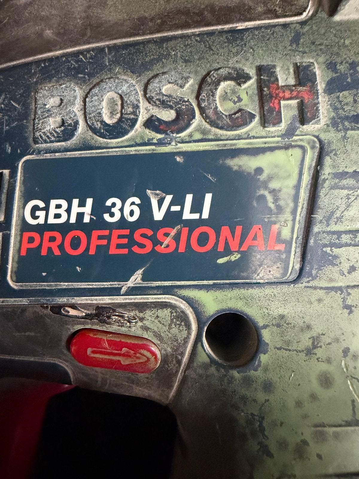 Bosch GBH 36 V-LI Professional Boorhamer, Doe-het-zelf en Verbouw, Ophalen, Gebruikt, Boor- en/of Breekhamer, Klopboormechanisme