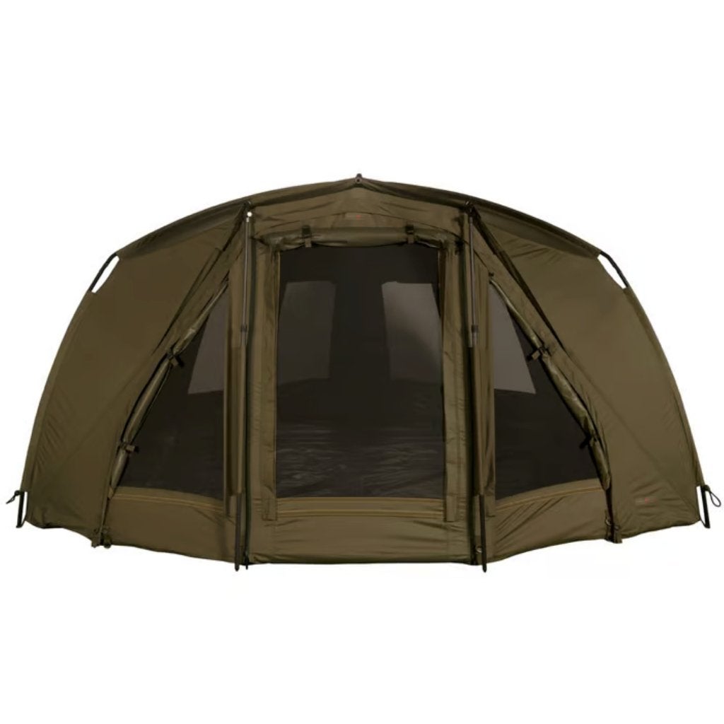 TRAKKER TEMPEST 150 BIVVY AQUATEXX EV MET SOLAR SLEEP SYSTEM, Ophalen, Zo goed als nieuw, Complete set