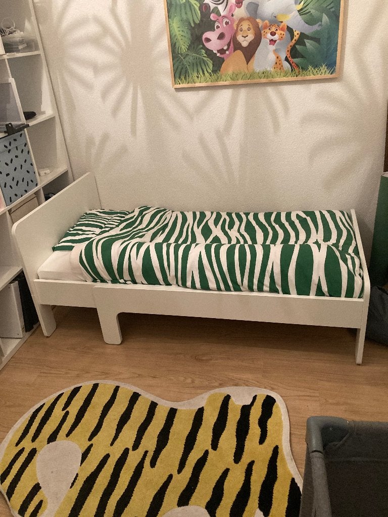 Släkt meegroei kinderen bed, Ophalen, 70 tot 85 cm, Zo goed als nieuw, Matras