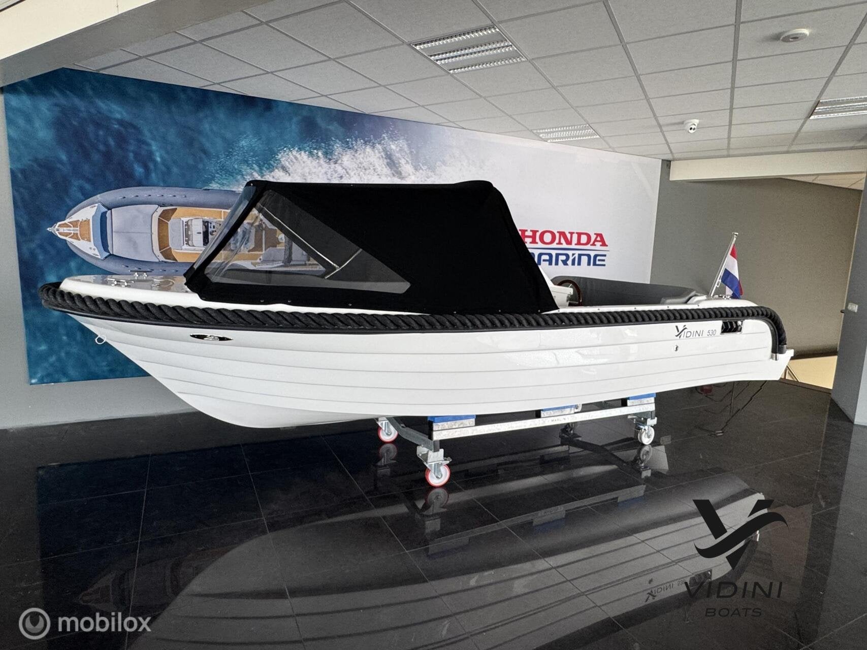 Vidini 530 tender met Honda 15pk zeer compleet, Watersport en Boten, Sloepen, -, -, Nieuw, -
