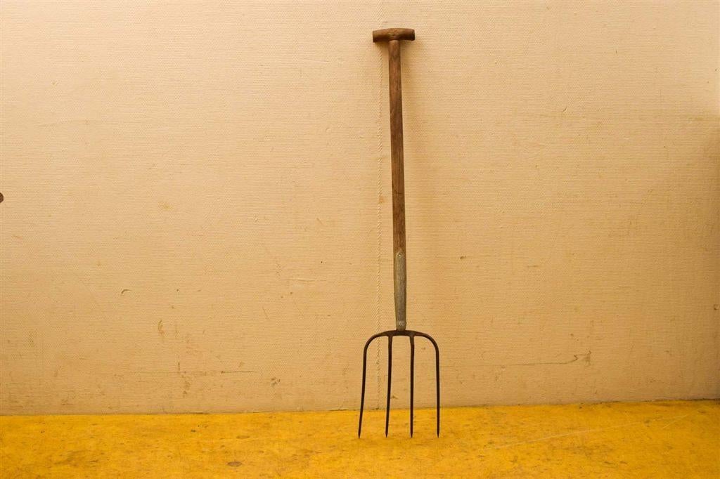 4 Tand Hooivork 50654, Tuin en Terras, Hand-tuingereedschap, Ophalen of Verzenden, Gebruikt, Onkruidsteker