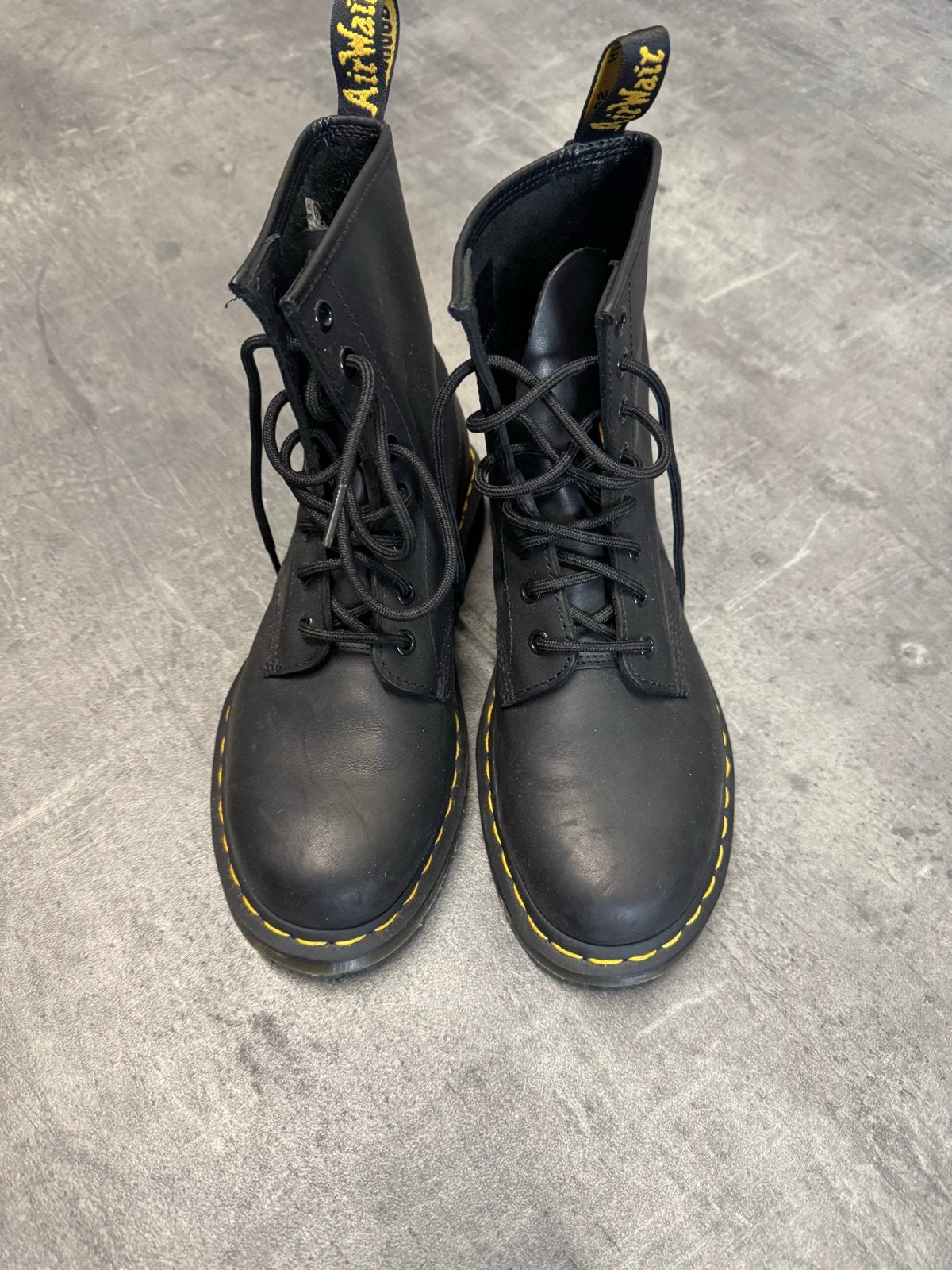Dr. Martens 1460 Mono Zwarte Leren Laarzen Maat 38, Ophalen of Verzenden, Zo goed als nieuw, Zwart, Lage of Enkellaarzen