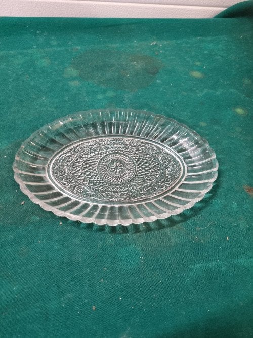 schaaltje bewerkt geslepen kristal ovaal, Ophalen of Verzenden, 'T Olde Gre-j, Info@toldegrej.nl, Endepoelstraat 20f Didam