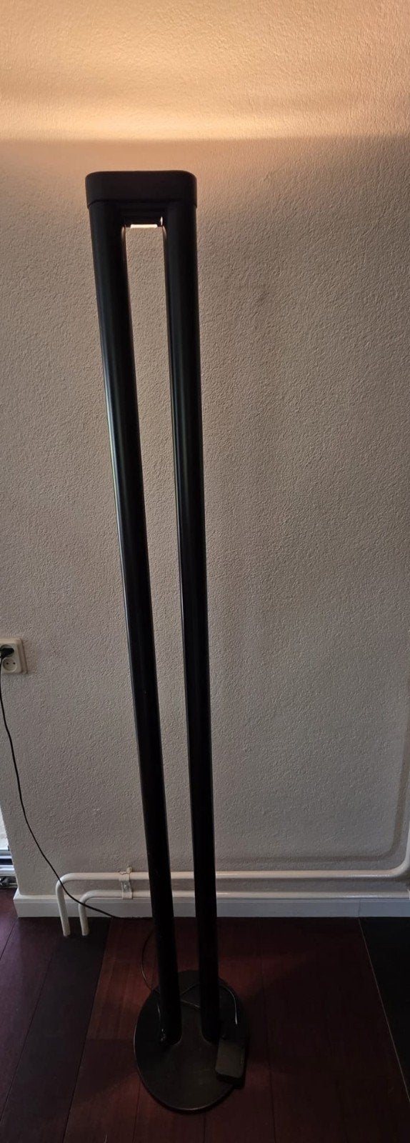 Staande lamp, Huis en Inrichting, Lampen | Vloerlampen, Ophalen, Gebruikt, Design, Metaal
