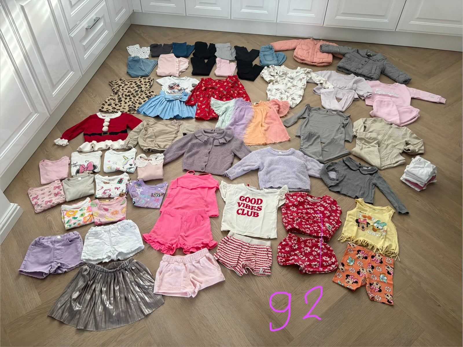 Kledingpakket partij meisjes kleding maat 92 50+ stuks, Ophalen of Verzenden, Gebruikt, Maat 92