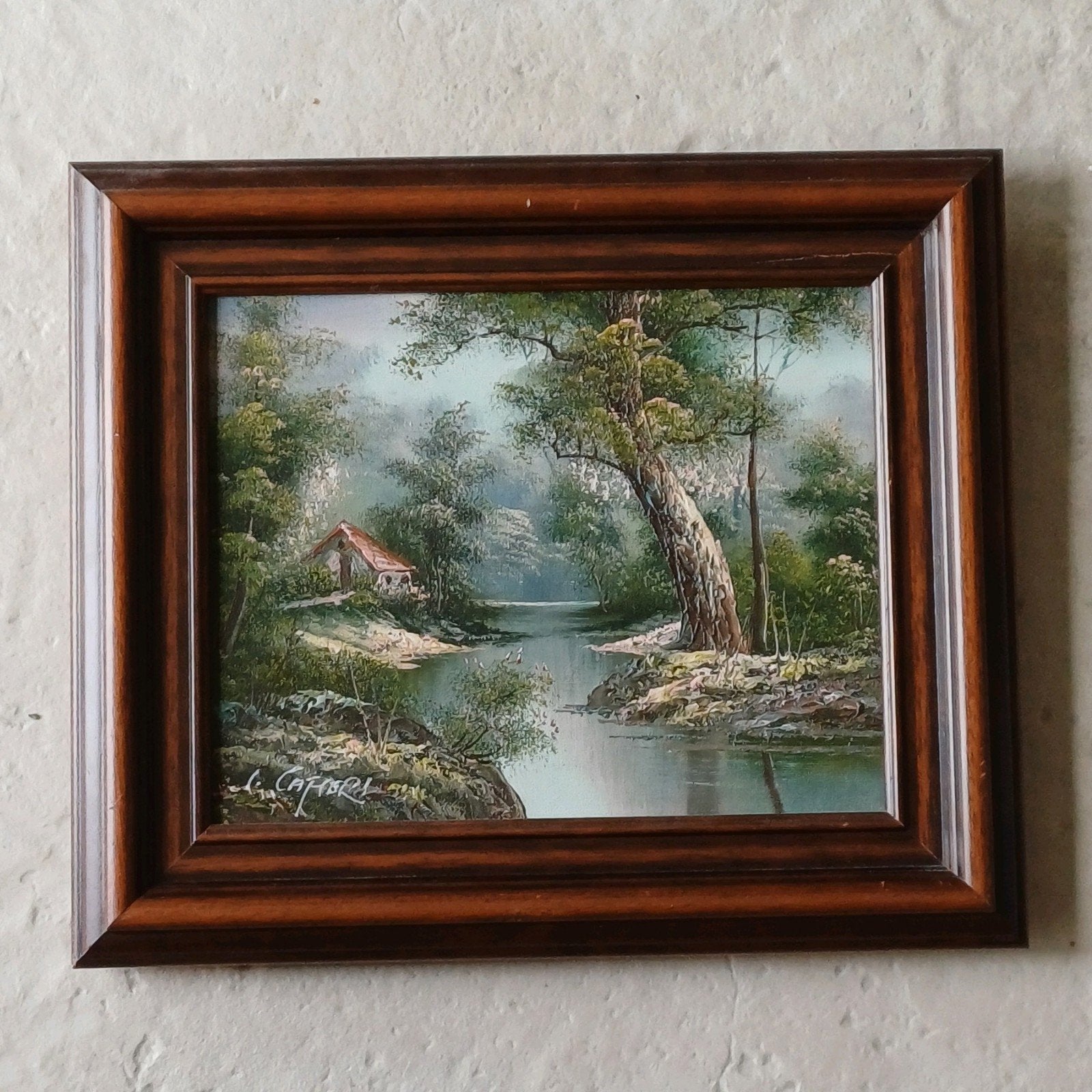 Mooi schilderij - water, Doek, Ophalen of Verzenden, Landschap, Olieverf