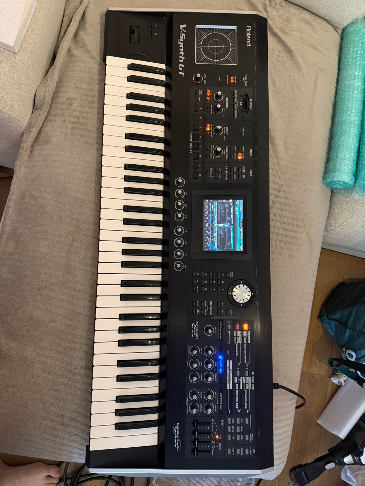 Roland V-Synth GT synthesizer, 61 toetsen, versie 2.0, Ophalen, 61 toetsen, Roland, Zo goed als nieuw