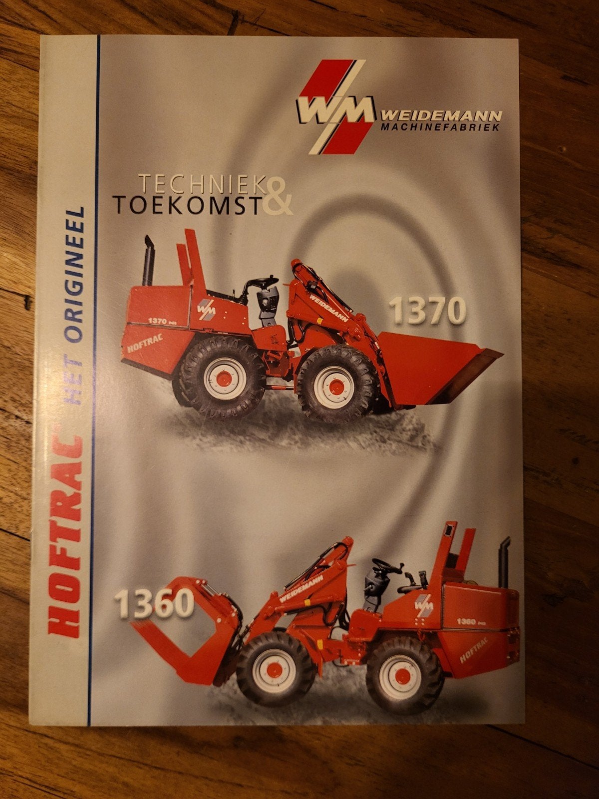 folder Weideman 1360 1370 HOFTRAC, Ophalen of Verzenden