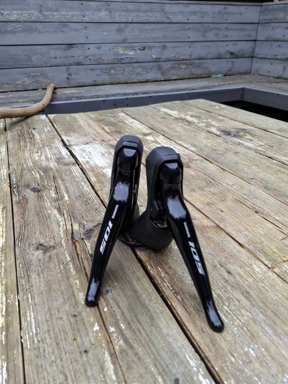 shimano shifter set R7020 disc 2x11, Ophalen of Verzenden, Zo goed als nieuw, Racefiets, Shimano 105