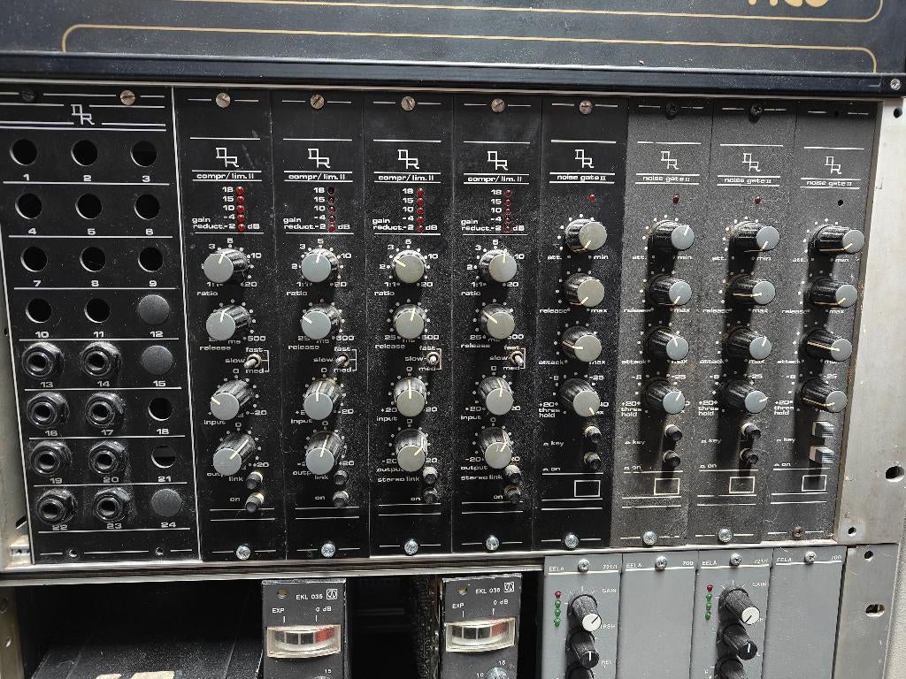 D&R 4x compressor Limiter & 4x Noise gate, Ophalen of Verzenden, Gebruikt, Audio
