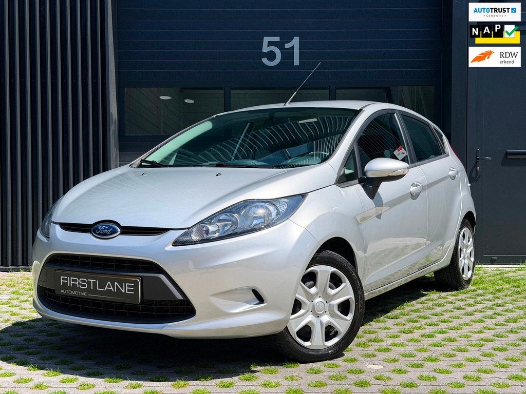 Ford Fiesta 1.4 Trend | Automaat | Airco | 1e Eigenaar | NAP, Auto's, Euro 5, Zwart, 4 cilinders, Origineel Nederlands