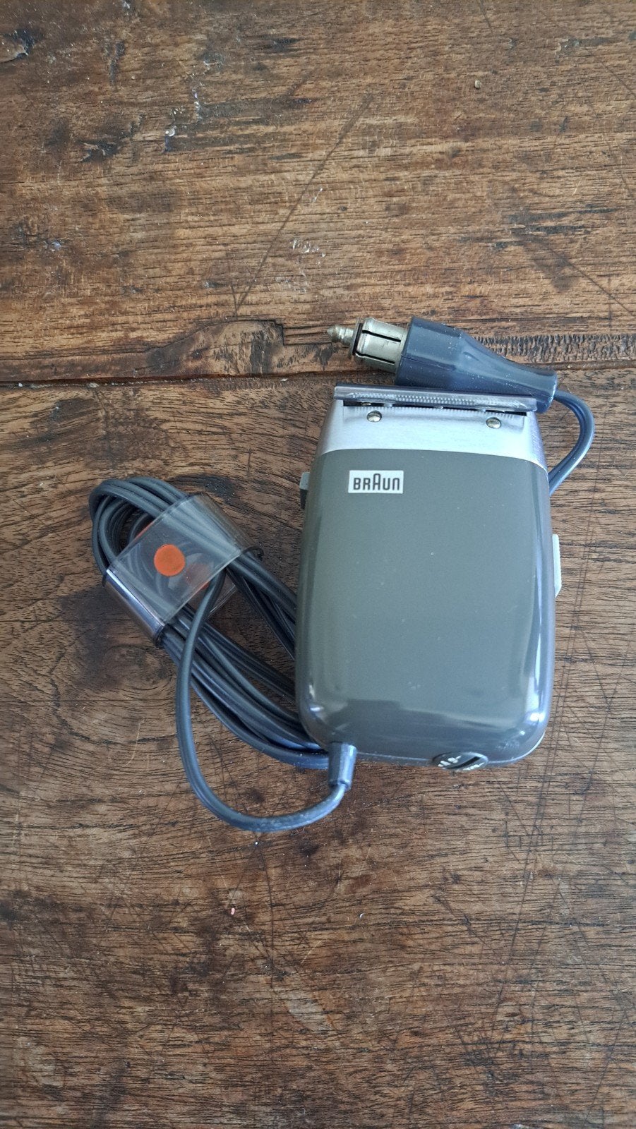 Vintage Braun Parat BT scheerapparaat met etui en borstel, Ophalen of Verzenden, Gebruikt, Scheren en Epileren