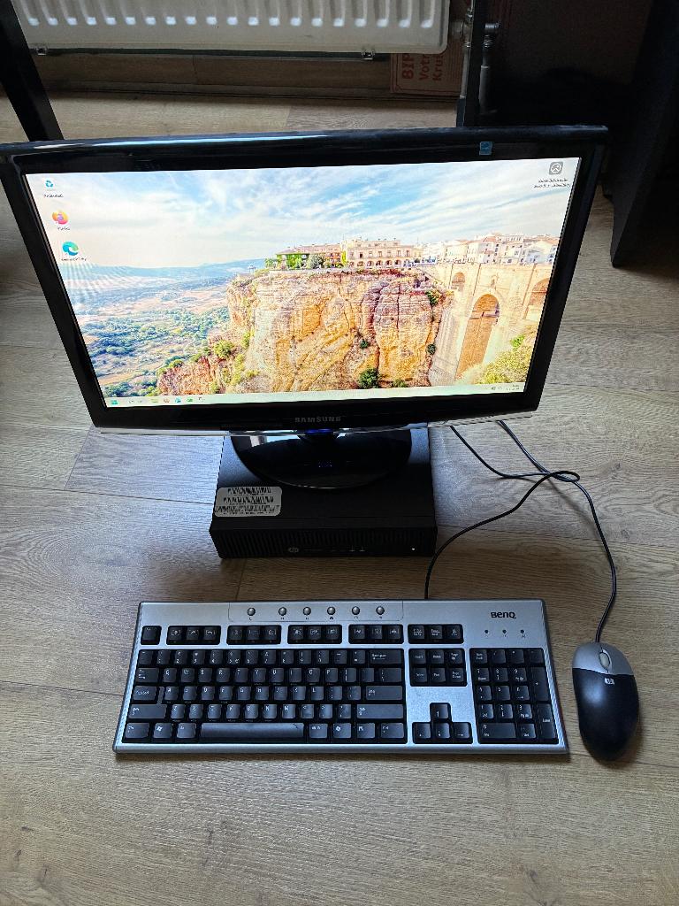 Desktop HP EliteDesk 800- G1, Ophalen, 2 tot 3 Ghz, Met monitor, HP