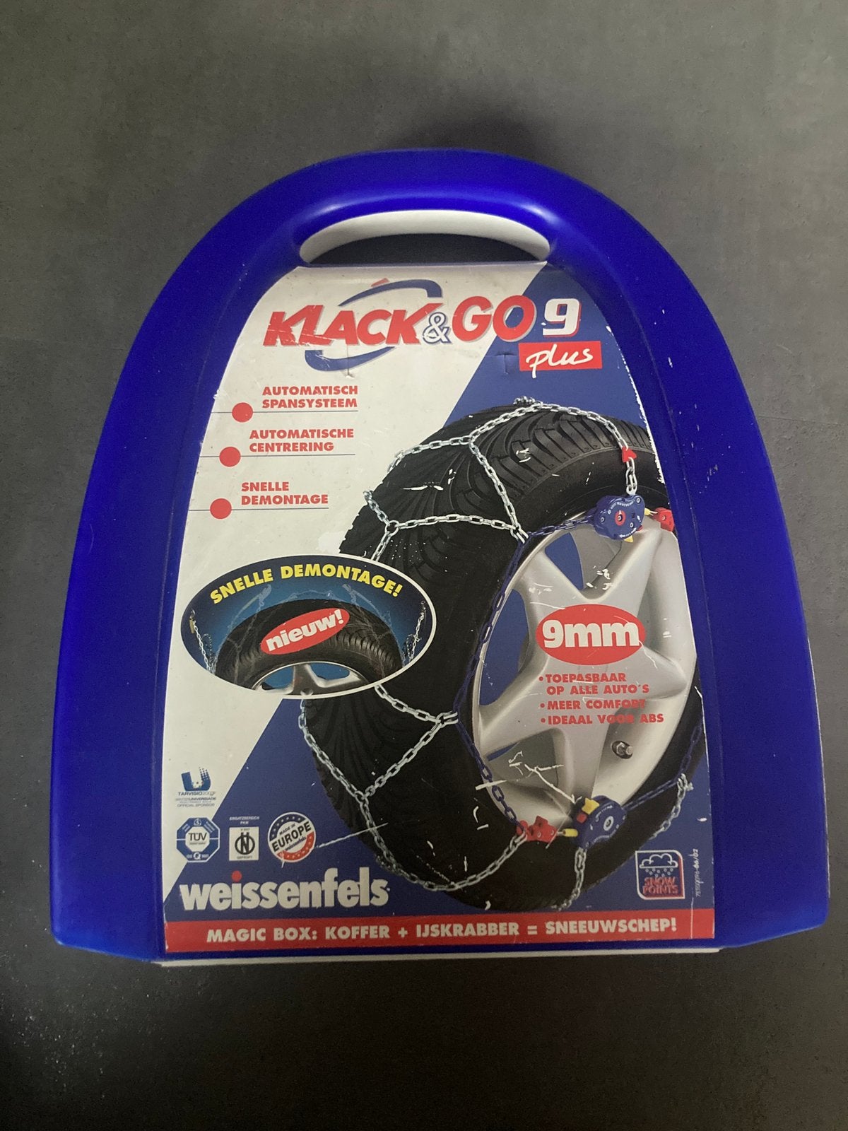 Klack&Go9plus sneeuwkettingen, Auto diversen, Sneeuwkettingen, Ophalen, Nieuw